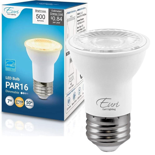 Euri EP16-7W4020ew - LED PAR16 Bulb - 2700K 