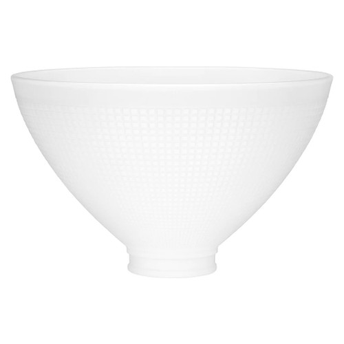 Satco 50-167 - Replacement 10" Dome Glass Shade with 2-7/8" Fitter Neck 