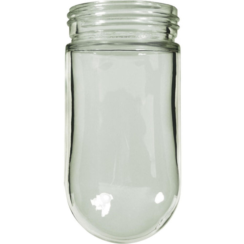 Satco 50-919 - 7" Clear Glass Jelly Jar with Screw Neck