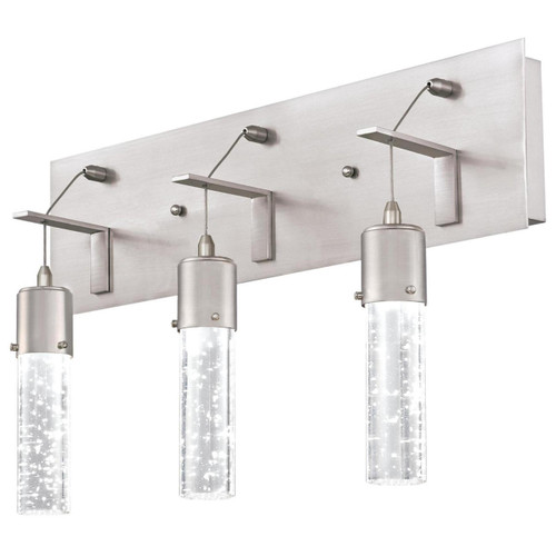 Westinghouse 6372100 - 22W LED 3-Light Brushed Nickel Vanity Light - 21-5/8 in Wide