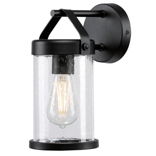 Westinghouse 6579600 - 1-Light Textured Black Outdoor Wall Lantern - 11-3/4 in High