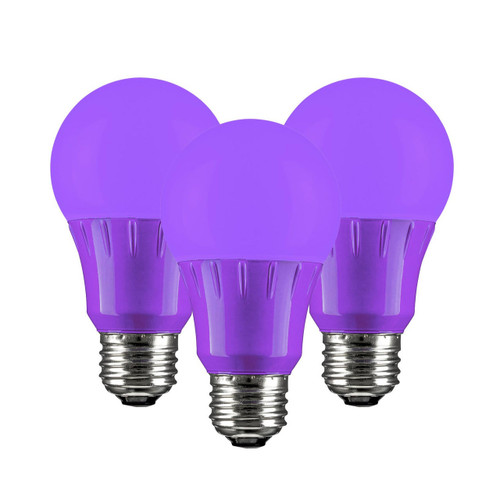 Sunlite 41527-SU A19/3W/PR/LED/3PK