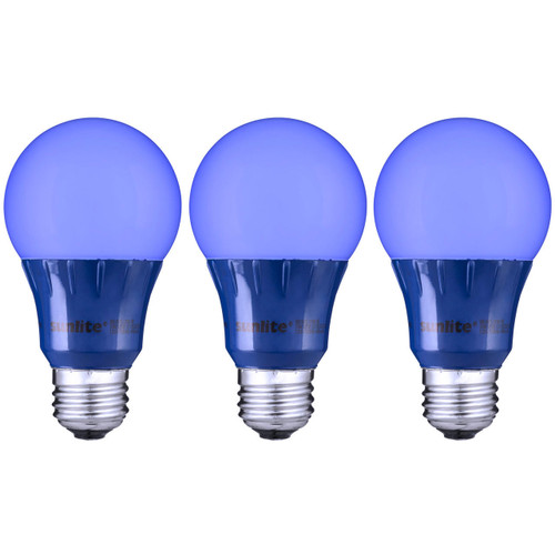 Sunlite 40450-SU A19/3W/B/LED/3PK