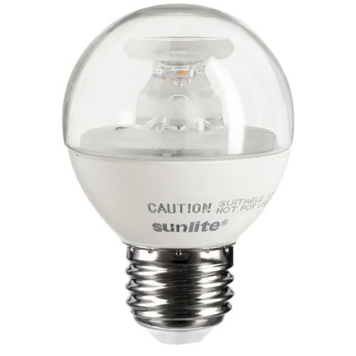  Sunlite 82038-SU G16/LED/5W/CRI90/E26/CL/D/E/30K/6PK 