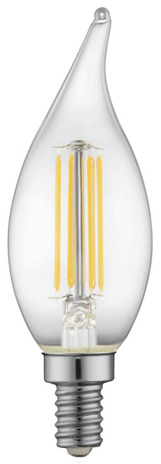 TCP FF11D4030E12SCL95 - Clear F11 LED Candelabra Bulb - 4W - 95 CRI - 3000K