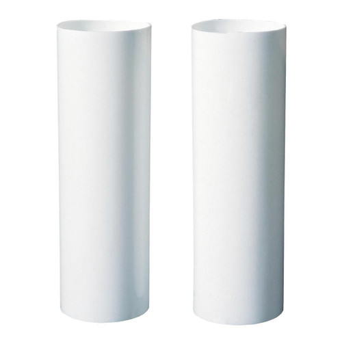 Westinghouse 7037100 - 4 in White Plastic Candle Socket Covers - Medium Base - 2 Pack