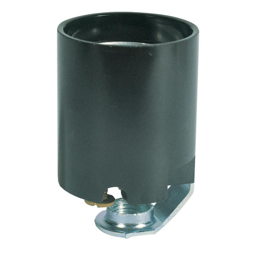 Westinghouse 7040700 - 2 in Black Phenolic Keyless Lamp Socket - Medium Base - 660W Max - 250V