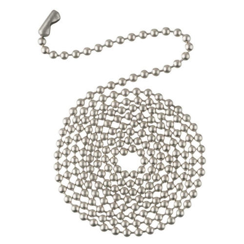 Westinghouse 7723800 - 3 ft Brushed Pewter Beaded Pull Chain Extension with Connector