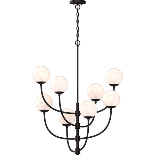 Volume Lighting V2058-65 Indoor Foundry Bronze Hanging Chandelier