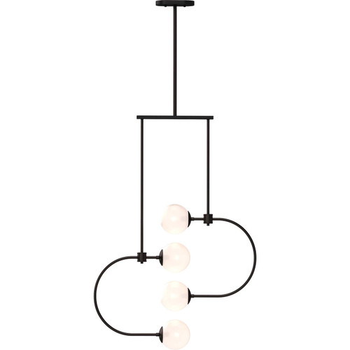 Volume Lighting V2064-65 Indoor Foundry Bronze Chandelier