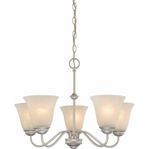 Volume Lighting V2265-62 Indoor Nickel Mini Hanging Chandelier