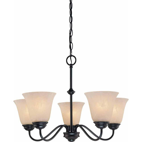 Volume Lighting V2265-79 Antique Bronze Interior Chandelier