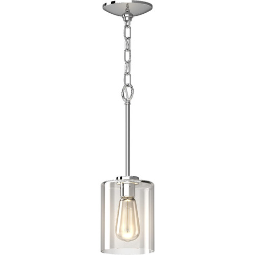 Volume Lighting V1854-3 Indoor Chrome Pendant Mason Jar Mini Pendant