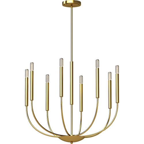Volume Lighting V3718-86 Indoor Heirloom Gold Chandelier
