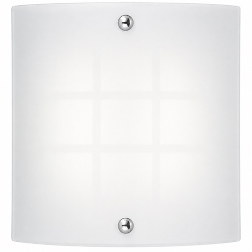 Volume V6628-33 - Brushed Nickel LED Indoor Wall Sconce with White Glass - 3000K 
