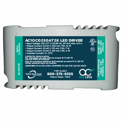 ACE LEDS Ace AC10CD250AT2K Constant Current LED Driver 