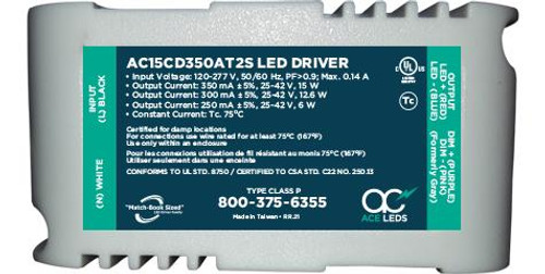 ACE LEDS Ace AC15CD350AT2S Constant Current LED Driver 