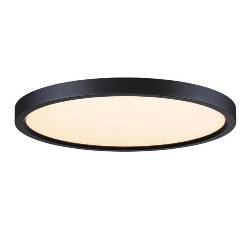 Westinghouse 6133600 - 30W LED Black CCT Selectable Flush Mount Light - 15 in Diameter