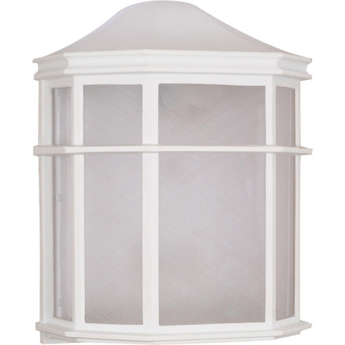  Satco 60-537 1 LT - 10" Cage Lantern Wall 