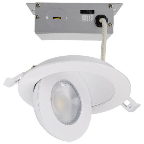 Satco S11840 - 4" LED Downlight Gimbal Retrofit - CCT Selectable - Dimmable 
