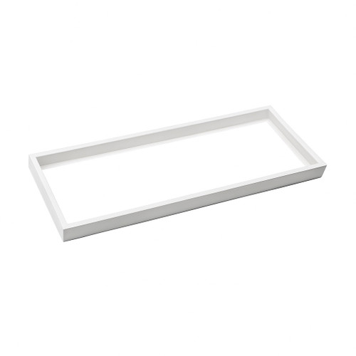 Satco 65-598 - 1x4 Backlit Panel Frame Kit - White - Surface Mount 