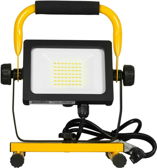  Sunlite 04368-SU Yellow Portable LED Work Light Fixture 