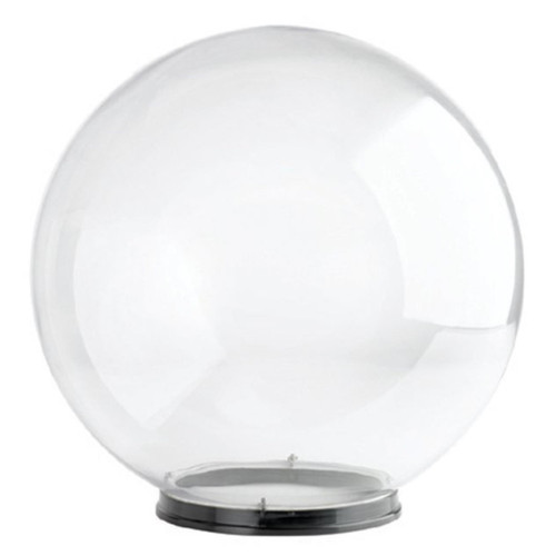 LBS Lighting 20" Clear Plastic Acrylic Light Globe with 8" Lip Neck 