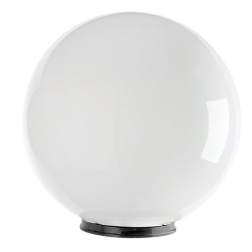 LBS Lighting 20" White Plastic Acrylic Light Globe with 8" Lip Neck 