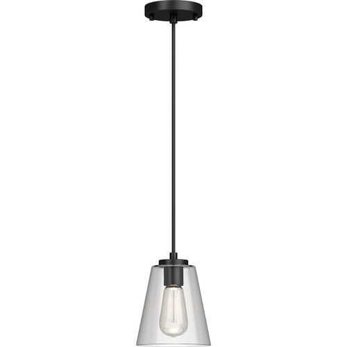 Volume Lighting V2501-5 Black Modern Mini Shaded Pendant Light