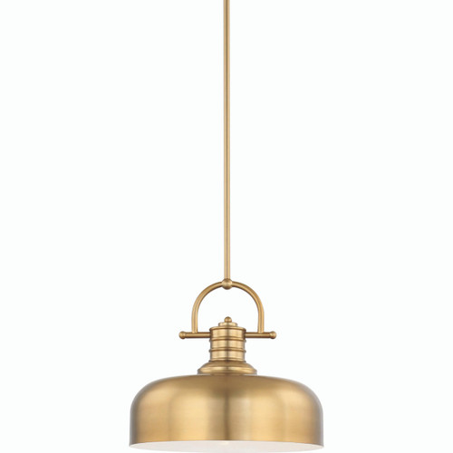 Volume Lighting V1839-56 - Restoration Brass Bowl Pendant - Downrod