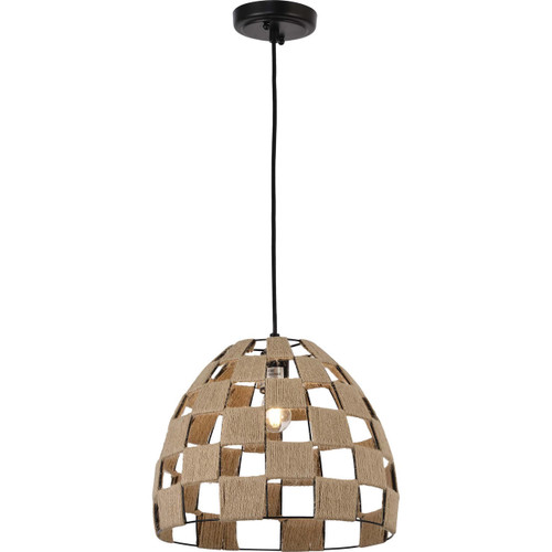 Volume Lighting V1590-70 Hemp Rope Pendant