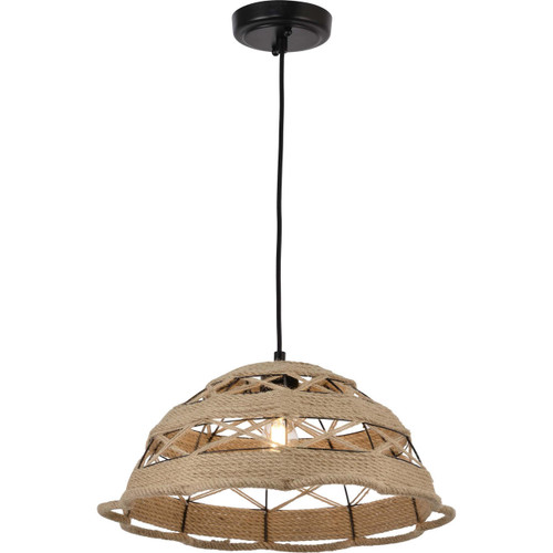 Volume Lighting V1570-70 - Hemp Rope Dome Pendant