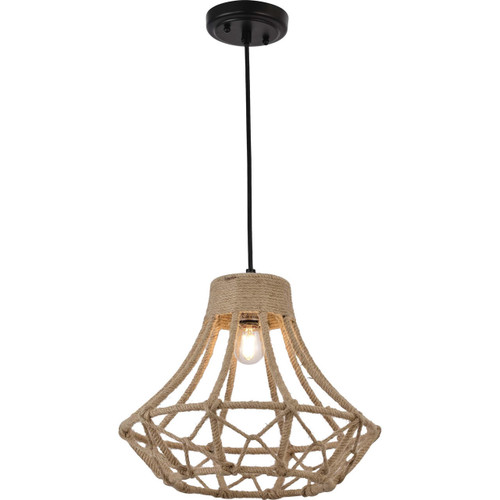 Volume Lighting  V1567-70 Hemp Rope Pendant