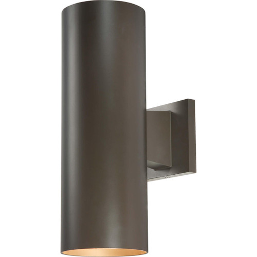 Volume Lighting V9645-79 - Antique Bronze LED Up and Down Outdoor Cylinder Wall Light - 3000K