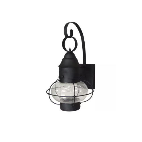 Volume Lighting Volume V9240-5 Black Hardwired Outdoor Wall Lantern Sconce