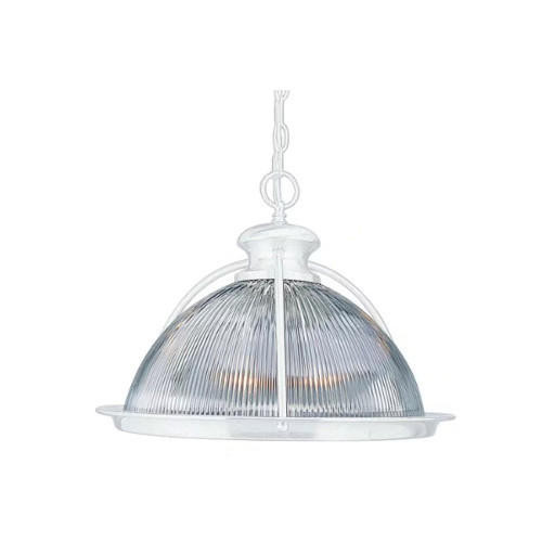 Volume Lighting Volume V4801-15 Textured White Island Pendant Light