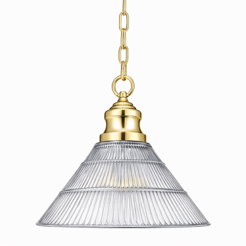 Volume V1805-2 Polished Brass Island Pendant Light