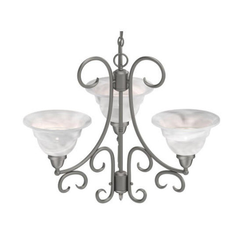 Volume Lighting Volume V1793-8 Indoor Antique Silver Chandelier