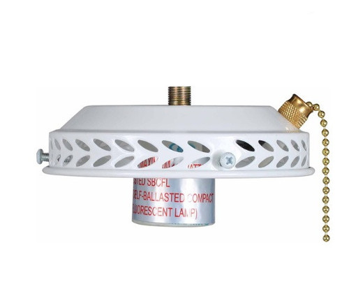 Volume 0901-6 White Ceiling Fan Light Kit 