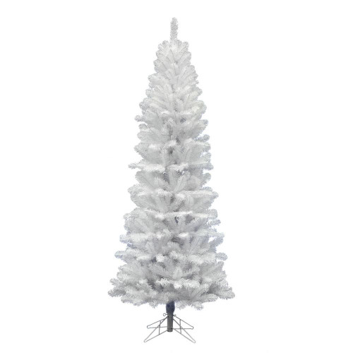 Vickerman A103245 - 4.5 ft White Salem Pencil Pine Unlit Christmas Tree