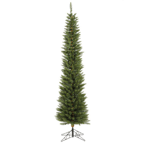 Vickerman A103675 - 7.5 ft Durham Pole Pine Unlit Christmas Tree