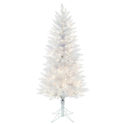 Vickerman A104051LED 5' x 25" Sparkle White Pencil LED 200WW