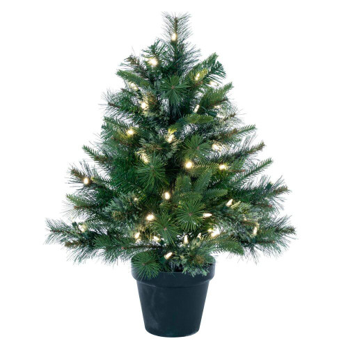 Vickerman A118225LED - 2 ft Cashmere Pine Prelit Warm White LED Christmas Tree