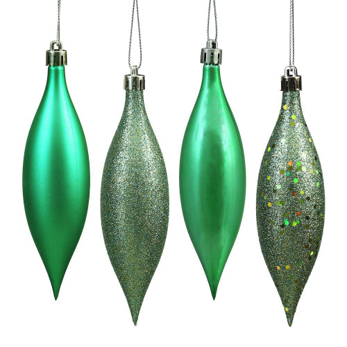 Vickerman N500144 5.5" Seafoam Grn Drop 4 Finish Asst 8/Bx