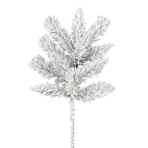 Vickerman A193703-6 18" x 12Tip Frosted Silver Spray 6/Bag 