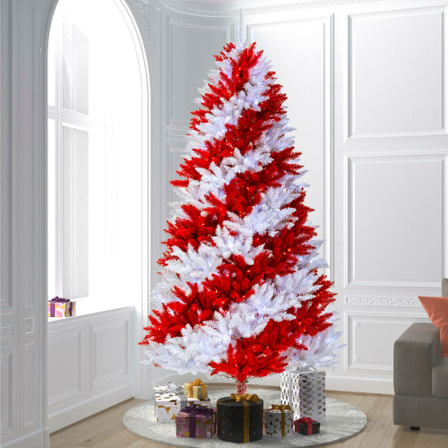 Vickerman A227681LED 9' Candy Cane Christmas Tree with Lights