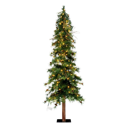Vickerman A801961LED - 6 ft Mixed Country Pine Prelit Warm White LED Christmas Tree