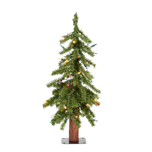 Vickerman A805122LED 2' x 16.5" Natural Alpine 105T LED 50MU 