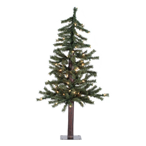 Vickerman A805131LED - 3 ft Natural Alpine Prelit Warm White LED Christmas Tree