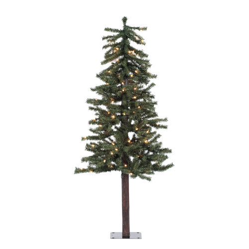 Vickerman A805141LED - 4 ft Natural Alpine Prelit Warm White LED Christmas Tree